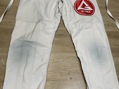 Gracie Barra Equipe Gi Pants Blue Size 34 Martial Arts BJJ Brazilian Jiu Jitsu