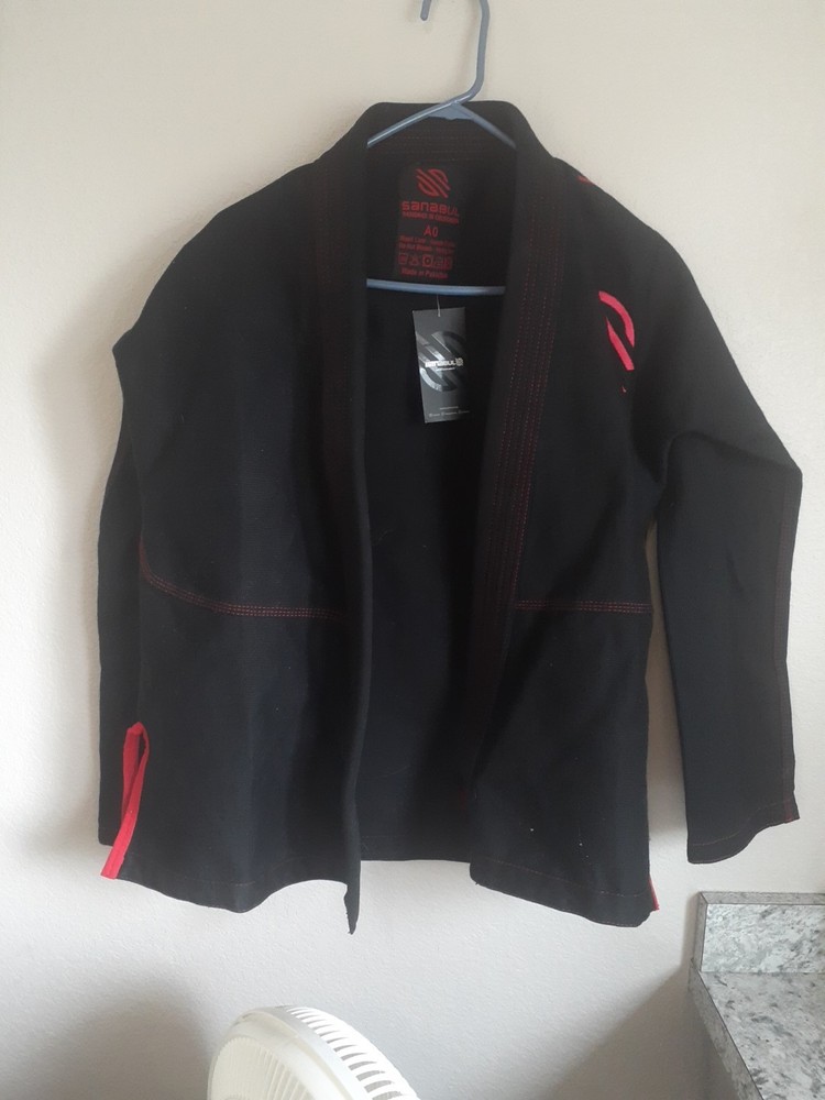 Sanabul Size AO Jiu Jitsu Martial Arts Top Only NEW WITH TAG