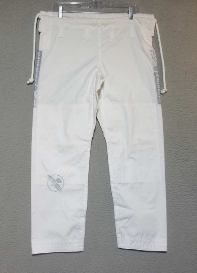Hayabusa Keikogi Pants A0 Mens MMA BJJ Straight Leg Drawstring Measures 36×27.5