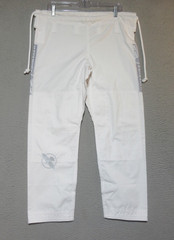 Hayabusa Keikogi Pants A0 Mens MMA BJJ Straight Leg Drawstring Measures 36×27.5