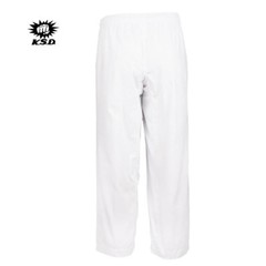 KSD Light Weight Uniform Dobok Gi Combat Pants Elastic Waist Taekwondo Karate