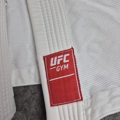 UFC GYM Gi Set Size A1 White Premium Edition Brazilian Jiu Jitsu BJJ Jacket Pant
