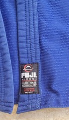 Fuji Gi Martial Arts Uniform blue BJJ MMS JUDO JUJITSU etc Size 00 + white Belt