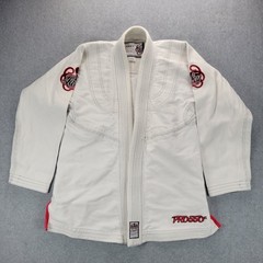Lanky Fight Gear Pro 550 V2 Pearl Weave Size A-0LT White Kimono Ripstop Top