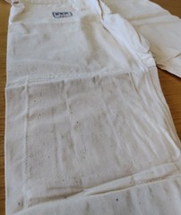 Judo Uniform, Black Belt Mark, Size 000, With White Belts (Top And