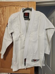 Flow Kimonos Air Gi A1 White BJJ Ultra Lightweight Jiu-Jitsu Kimono RIPSTOP