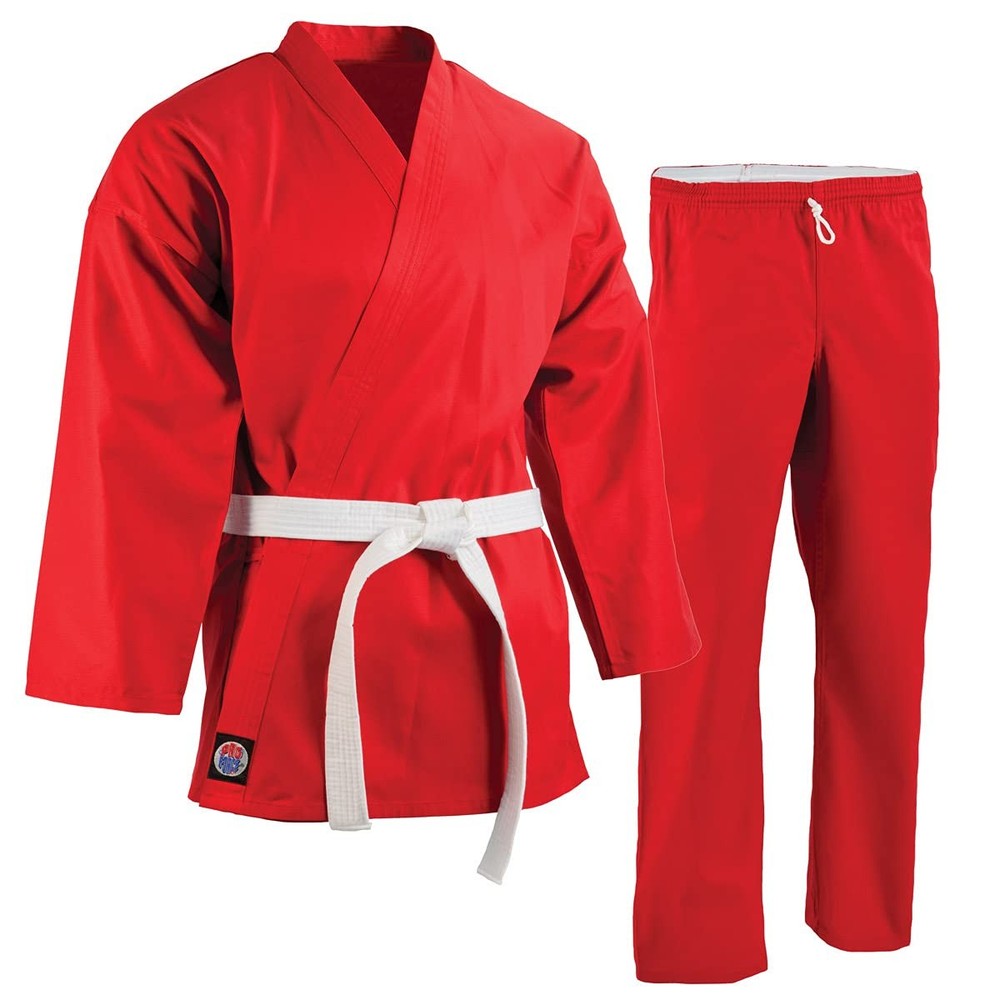Gladiator 7.5oz Karate Gi / Uniform – Red – Size 000