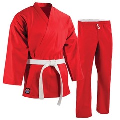 Gladiator 7.5oz Karate Gi / Uniform – Red – Size 000