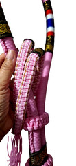 Mongkol MMA Boxing Headband Color Pink Set Prajiat Premium Muay Thai Armbands Tr