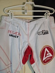 Gracie Barra Equipe Storm White Jiu-Jitsu Gi Pants Only Uniform Size A0 Karate