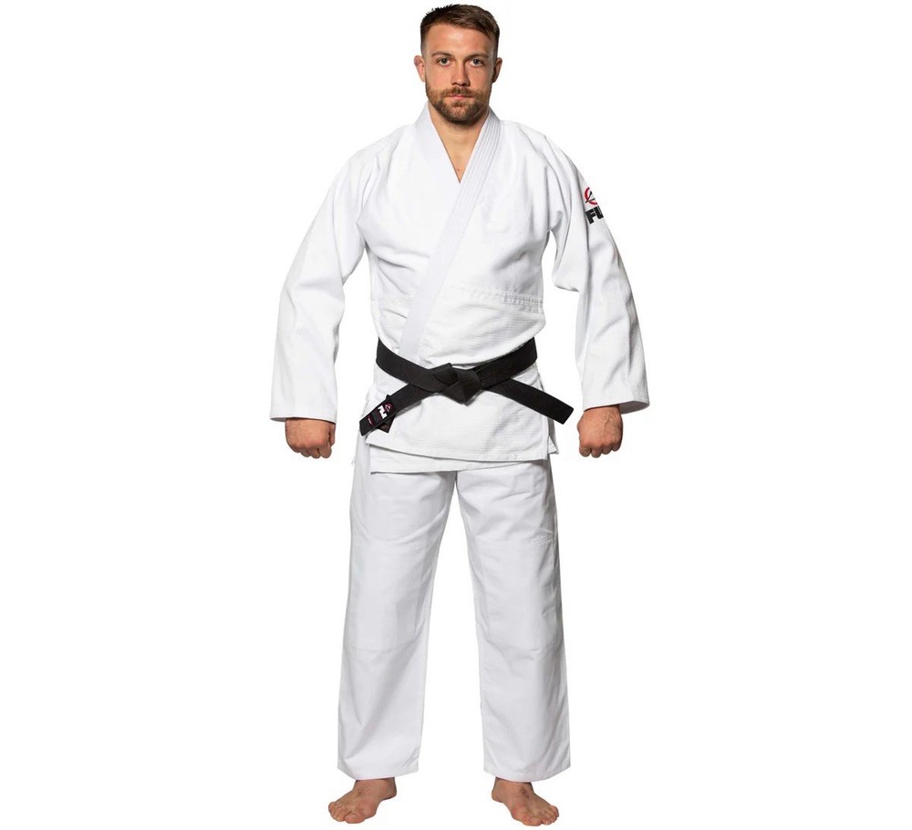 New Fuji Sports Mens Kids Womens Single Weave Judo Gi Kimono – White 1 Size