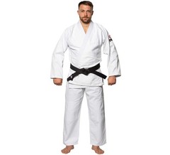 New Fuji Sports Mens Kids Womens Single Weave Judo Gi Kimono – White 1 Size