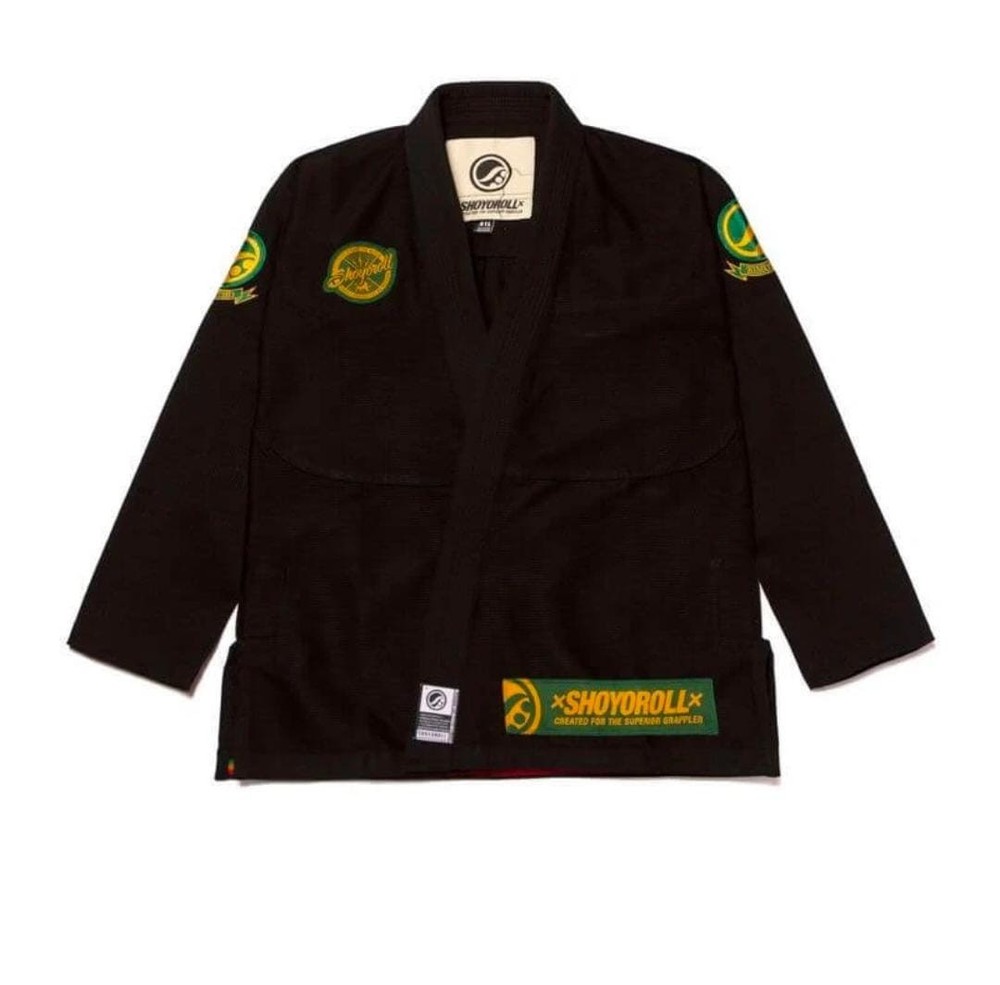 Shoyoroll Jiu Jitsu Uniform Competitor 20.4 BJJ 450 GSM Black With Bag