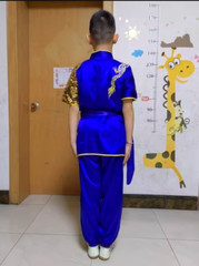 Kung Fu Tai Chi Uniform Martial Arts Suit Wushu Dragon Embroidery Clothes Outfit