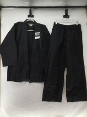 Century Black 100% Cotton Jacket and Pants Men’s Size 3