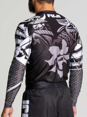 Fuji MMA BJJ Jiu Jitsu Long Sleeve LS Rashguard Rash Guard – Musashi Black/White