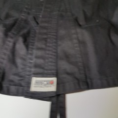 Vintage Macho Brand Karate 2 PC Gi Large Tiger & Other Patches Youth SZ O/140