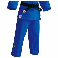 MIZUNO Judo gi Jacket and Bottom Set YUSHO Blue IJF Official Approved 22JM5A1527