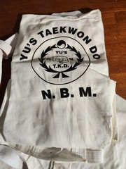 Yu’s Taekwon Do N.B.M. Men’s Gi Fuji Brand Size 5 White Belt