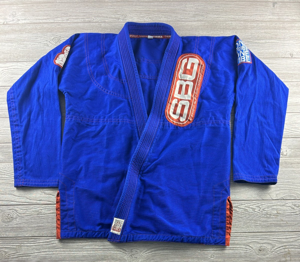 Straight Blast Gym Jiu-JItsu Jacket Adult A4L Blue SBG MMA Martial Arts