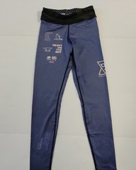 93 brand leggings spats size S jiu jitsu color blue high quality 
