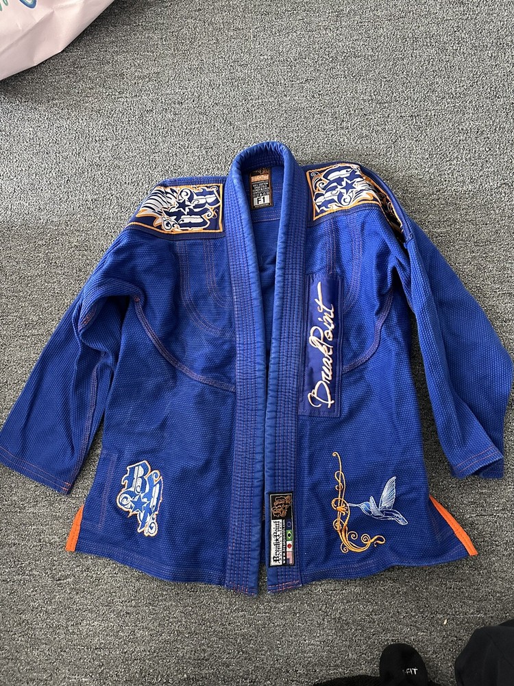 Break Point Jiu Jitsu GI Suit Top Blue Size F1