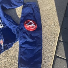 Gracie Barra Equipe Kimono And Pants Brazilian Jiu-Jitsu Gi Blue Youth 2 / 3