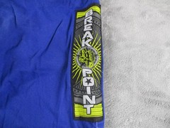 Break Point Jiu Jitsu Gi Boys K1 Blue Yellow BJJ Kimono Set MMA Youth