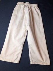 Century Karate Uniform White Kid’s Size 000 Gee Cotton Polyester Heavy Canvas