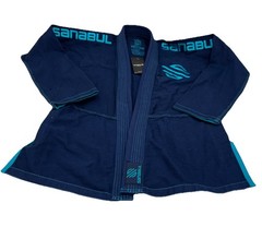 Blue Sanabul Jiu Jitsu Gi Adult A0 Brazilian BJJ Kimono Jacket Top