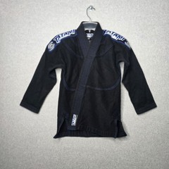 Tatami Fightwear BJJ Gi Youth M3 Black 100% Cotton Brazilian Jiu Jitsu Outfit