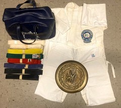 Tae Kwon Do Instructors Dobuk / Belts / Championship Plaque / Tournament Bag