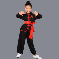 Kids Kung Fu Clothing Traditional Tai Chi Uniforms for Boys Girls Chinese Martia
