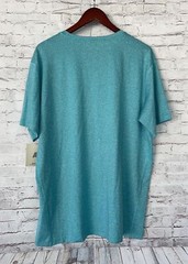 NWT Albino & Preto Logo T-Shirt w/ Mesh Shoulder Detailing – Turquoise – XL