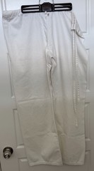 KI INTERNATIONAL WHITE HEAVY COTTON KARATE UNIFORM SIZE 5~PRE-OWNED~WORE IT ONCE