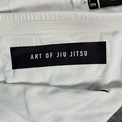 Kingz Gi Jiu Jitsu Uniform Set Mens Small A1 White AOJ Art Of Jiu Jitsu