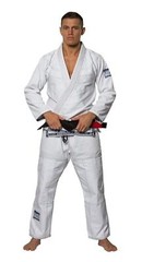 Fuji Suparaito Super Lightweight Mens Brazilian Jiu-Jitsu BJJ Gi – White w Navy