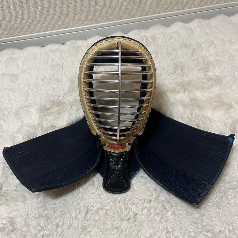 Japanese Kendo Men Mask Machine Stitched Duralumin Size 64 65 Armor