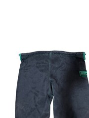 HYPNOTIK Pants Adult A2 Black Jiu Jitsu Martial Arts Logo Straight Leg