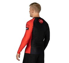 Fuji Mount MMA BJJ Jiu-Jitsu LongSleeve Long Sleeve LS Rashguard – Red