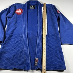 Vintage Gracie Barra Kimono Gi Jacket Youth Y6/Y7 Blue MMA Jiu Jitsu Uniform