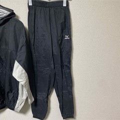 Mizuno Sauna Suit M Black Silver Hooded Weight Loss Suit Set for Boxing Japan