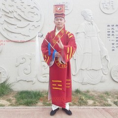 Wudang Taoist Robes Wushu kung Fu Tai Chi Morning Exercise Uniforms With Hat