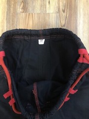 Global Martial Top And Pants Combo Mens Size A1 Black Jiu Jitsu Embroidery Adult