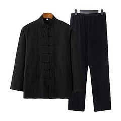 Chinese Martial Arts Suit – Kung Fu Uniforms Long Sleeve Shirt and Pant