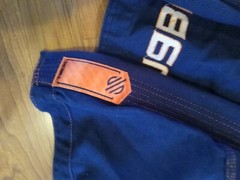 Sanabul jiu jitsu gi Youth Size KO blue & Orange New top only