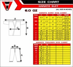 NEW Lightweight Karate Uniform Gi 6.0 oz White & Black w/ White Belt ADULT & KID