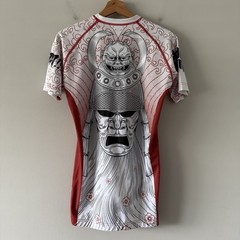 Ground Game Rash Guard Mens M Short Sleeve Jiu Jitsu MMA BJJ Kickboxing Judo