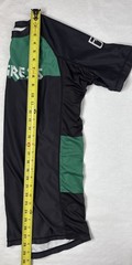 Progress “Bengal” BJJ MMA Black And Green Rashguard Size Medium