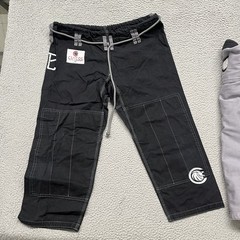 Custos Athletic Gi Set Adult A2 Gray Jiu Jitsu Ripstop MMA Grappling *No Belt